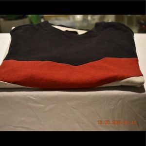Navy , Red , White Arrow T shirt